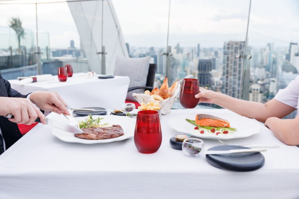Progressive Rooftop Dining Journey