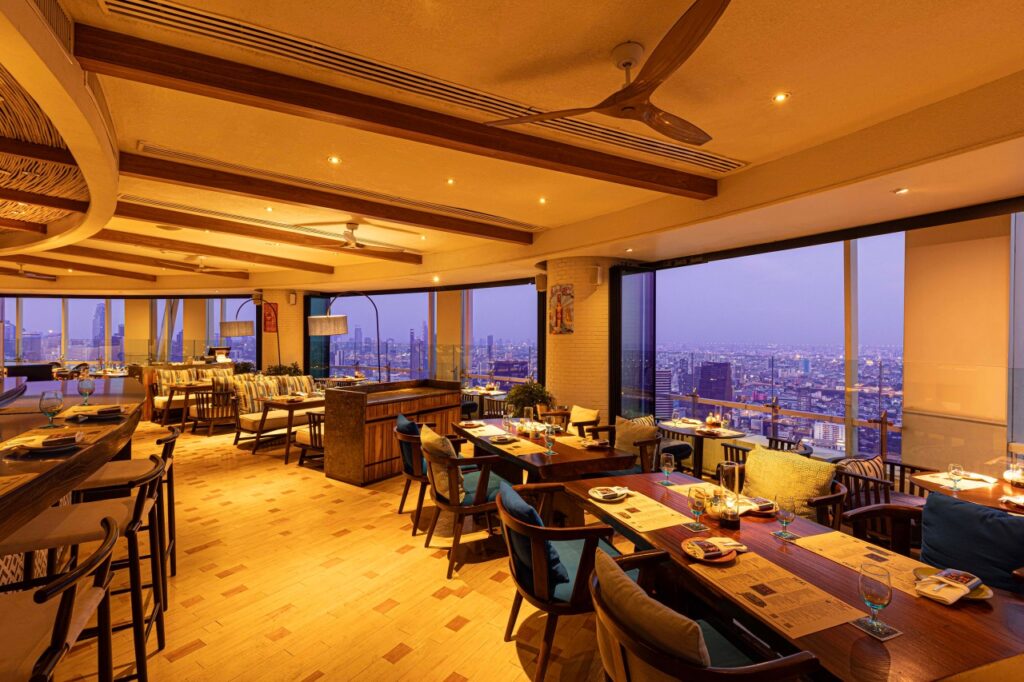 Progressive Rooftop Dining Journey